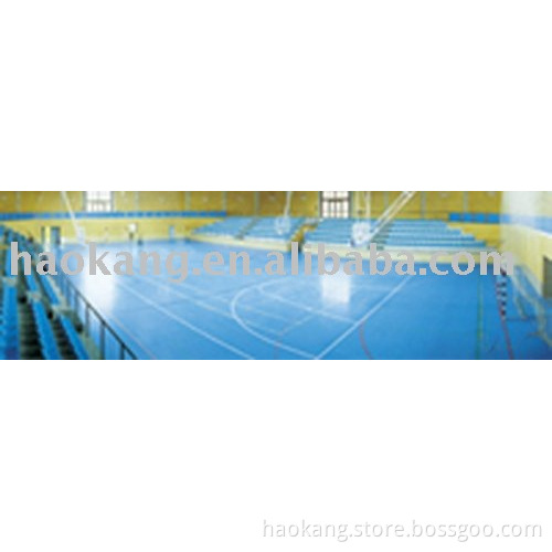 PVC sports flooring for indoor football